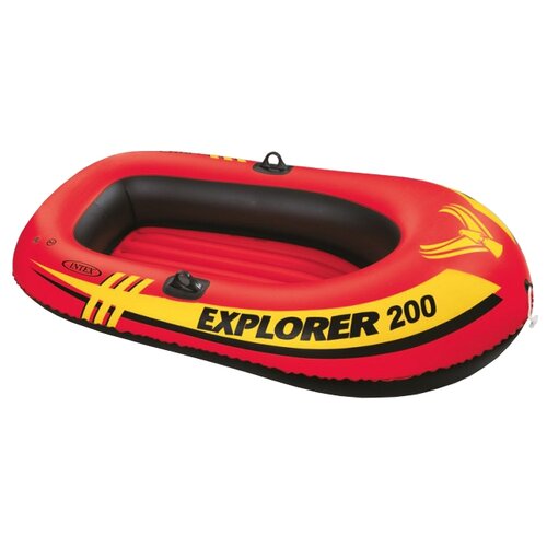 Надувная лодка Intex Explorer-200 (58330) красный уличная лодка для весла надувные лодки ремонт каноэ клеевые материалы надувная игрушечная лодка доска для серфинга скоростные лодки