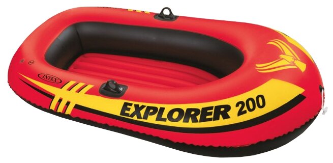 Лодка Explorer 200, 2 местная, 185 х 94 х 41 см, от 6 лет, до 95 кг, INTEX