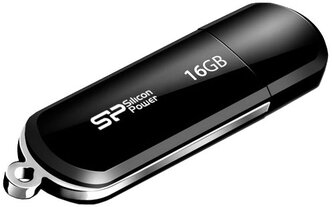 Флешка Silicon Power LuxMini 322 16 GB, черный