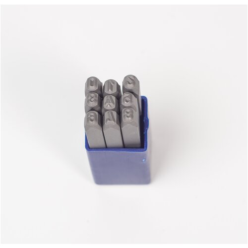 Цифровые ударные клейма по металлу 4 мм 0-9.