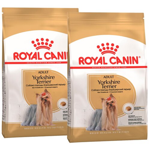 ROYAL CANIN YORKSHIRE TERRIER ADULT для взрослых собак йоркширский терьер (0,5 кг + 0,5 кг) влажный корм royal canin yorkshire йоркширский терьер 85гр 6шт