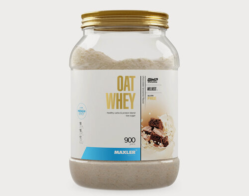 Изображение товара Maxler Oat Whey, 900 г (Шоколадный брауни)