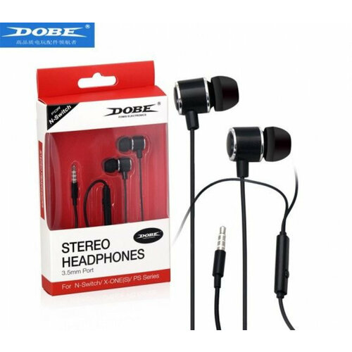 Стереонаушники Dobe с вакуумными насадками для Nintendo Switch 1012₽