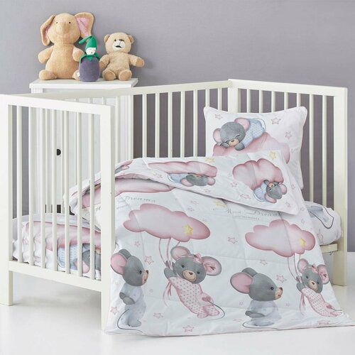 Детское постельное белье на резинке 120 х 60