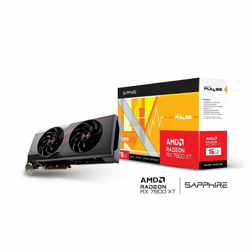 Видеокарта Sapphire AMD Radeon RX 7800 XT Pulse Gaming 16Gb 11330-02-20G 83973₽