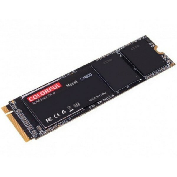 Твердотельный накопитель SSD M.2 512 GB Colorful CN600 PCIe Gen3x4 with NVMe, 3200/1700, 3D NAND, oem