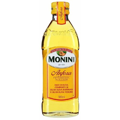 фото Масло monini оливковое anfora /стекло/ 0,5л