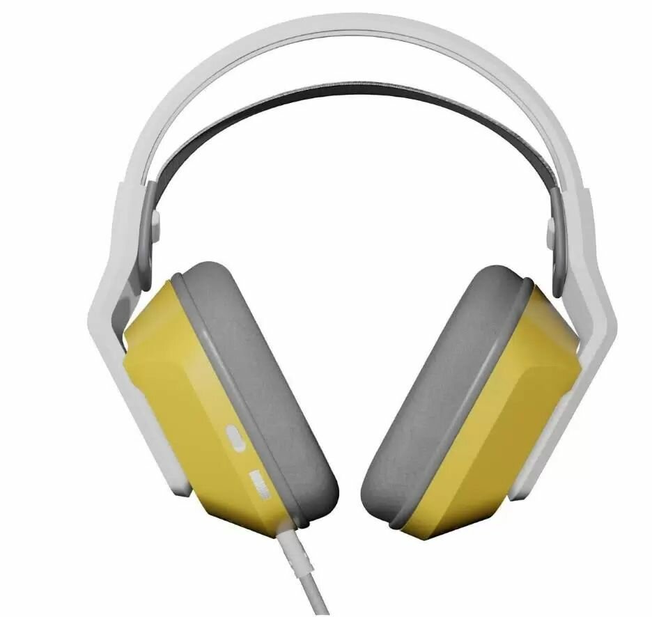 Наушники BlACKZID "Rhino" BLZ-H1RHINO, накладные, игровые, с подсветкой, желтые