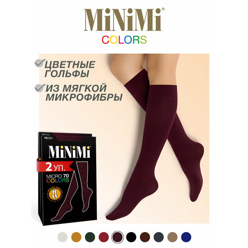 фото Гольфы minimi minimi micro, комплект, 70 den, 2 пары, размер 0, mosto