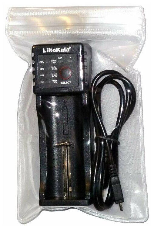 Универсальное зарядное устройство Liitokala Lii-100B для аккумуляторов Li-Ion Ni-Cd Ni-Mh 10440/16340/18650/26650