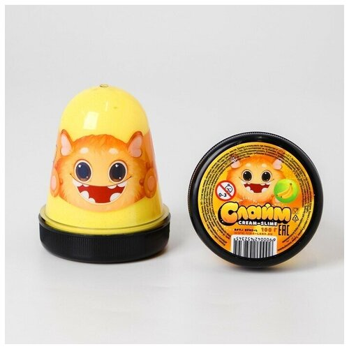 Слайм Cream-Slime с ароматом банана, 100 г