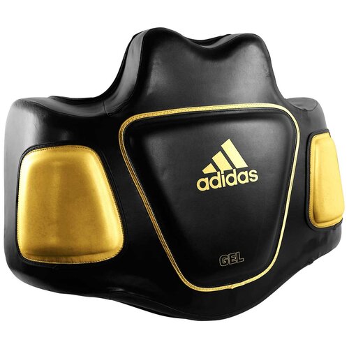 AdiSBP01 Защита корпуса Super Body Protector черно-золотая (безразмерная) - Adidas защита корпуса двухсторонняя adidas kids body protector reversible wt сине красная м