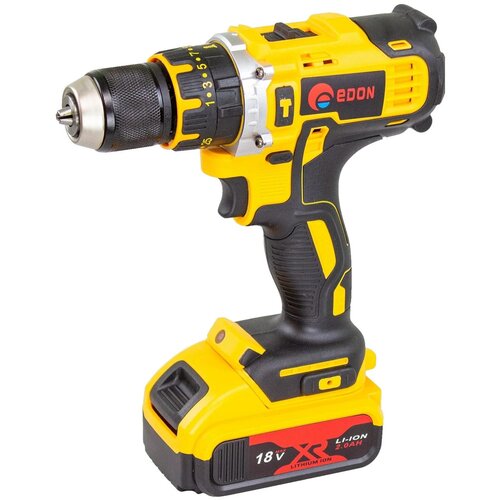 Дрель-шуруповерт аккумуляторная Edon AD-18 набор 412300₽