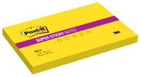 Post-it Блок Super Sticky, 76х127 мм, желтый, 90 штук (655-S)