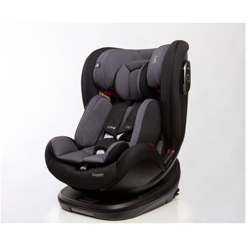 Автокресло Peppy Zero Isofix (black/grey)