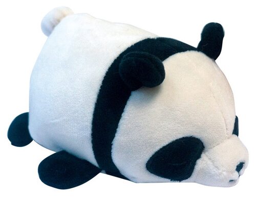 Мягкая игрушка Yangzhou Kingstone Toys Панда черно-белая, 13 см, белый