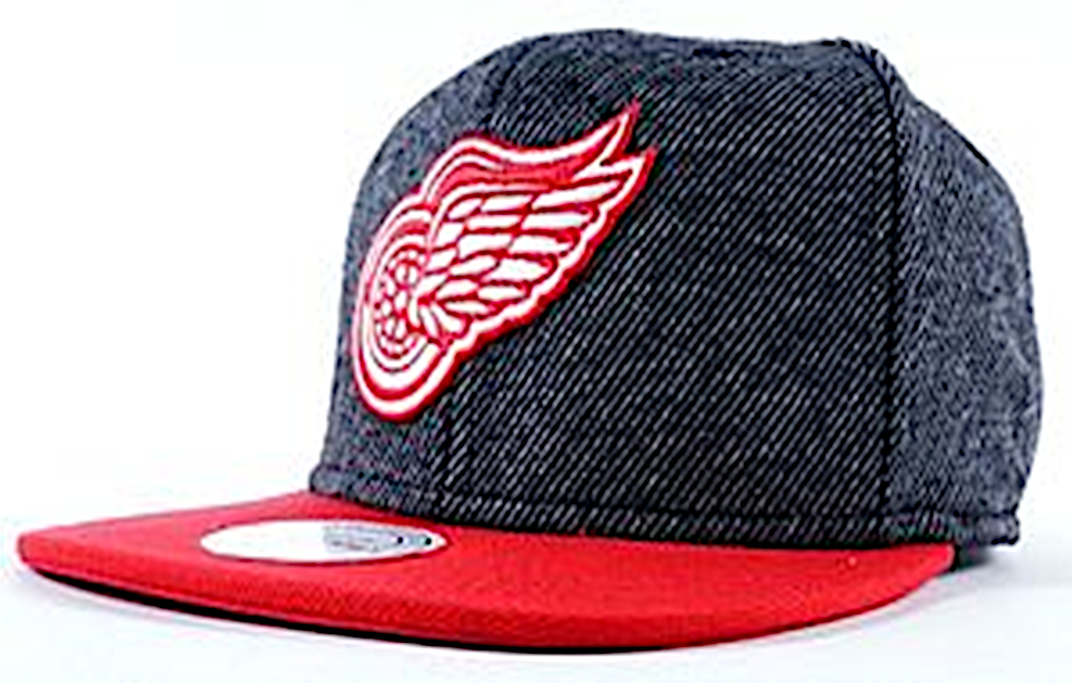 Бейсболка MITCHELL&NESS Reverse Wool SB Detroit Red Wings (черный) MN-NHL-EU146-DETRED-BLK 