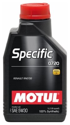 Синтетическое моторное масло Motul Specific 0720 5W30, 1 л