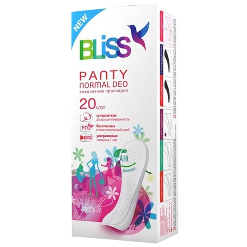 фото Bliss прокладки ежедневные Panty Normal Deo 20 шт.