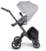 Прогулочная коляска Stokke Xplory V6 brushed grey/black/black черный