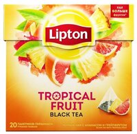 Чай черный Lipton Tropical Fruit в пирамидках, 40 шт.