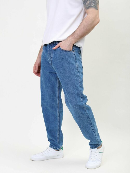 Джинсы JOHN LUCCA джинсы банан, размер 31, голубой