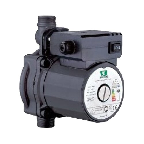 Циркуляционный насос PUMPMAN GRS12/9-Z (120 Вт) черный циркуляционный насос pumpman насос повышающий давление автоматический с защитой от сухого хода cl15prs 10 130 mm 120 вт