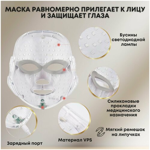 Омолаживающая LED маска SEVEN COLOR REJUVENATION MASK 860000₽