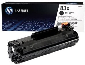 Картридж HP 83X Black черный HP LaserJet Pro M201n, M125a, M225dw, M225rdn, M127fn, M127fw оригинальный CF283X