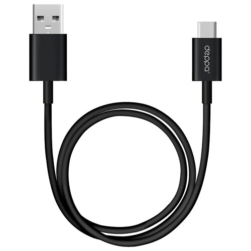 фото Кабель Deppa USB - USB Type-C (72206) 1.2 м черный