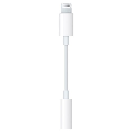 фото Переходник Apple Lightning - mini jack 3.5 (MMX62ZM/A) белый