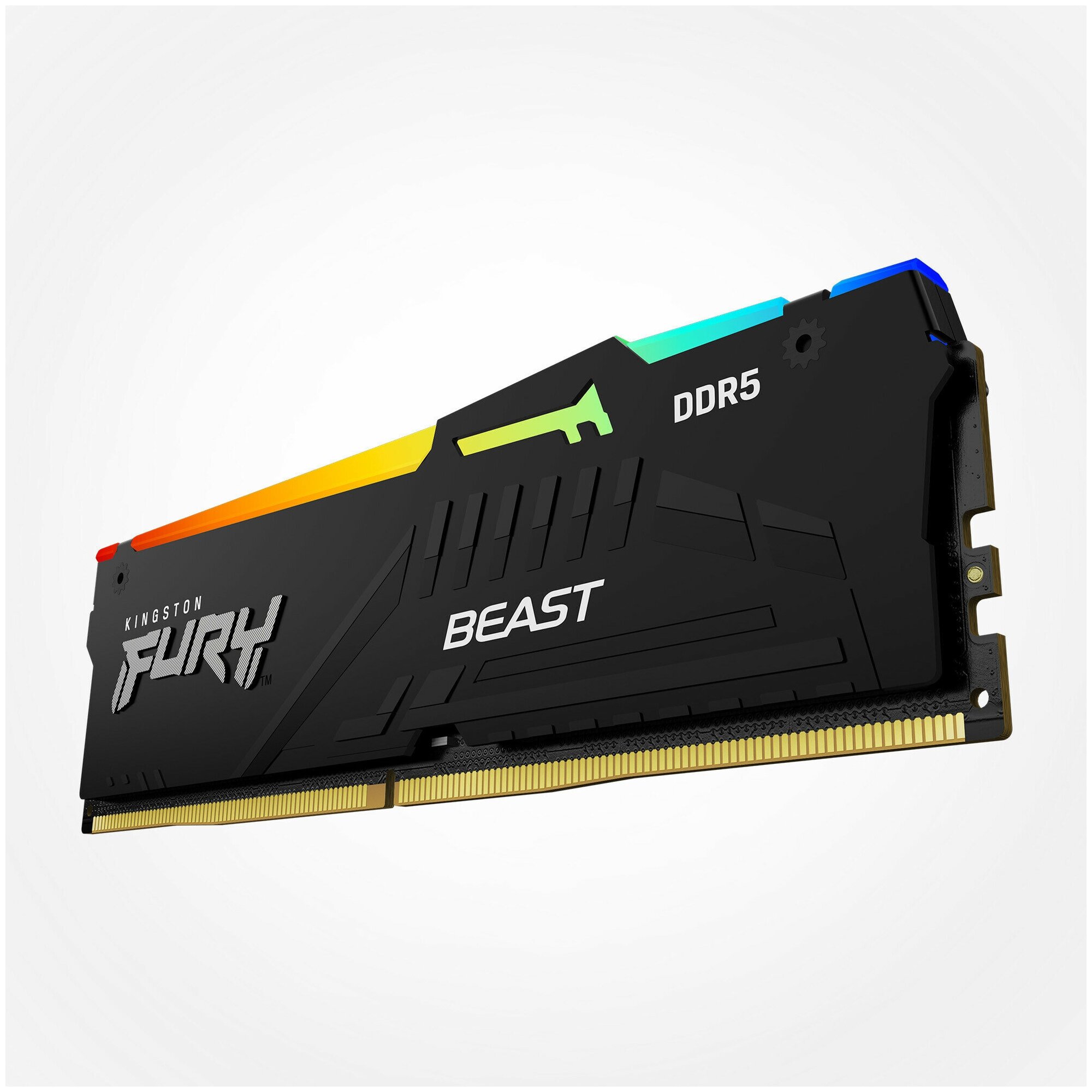 Оперативная память Kingston FURY Beast Black RGB CL40 (Kit of 2) DDR 5 DIMM 64Gb 5600Mhz (KF556C40BBAK2-64) - фото №6