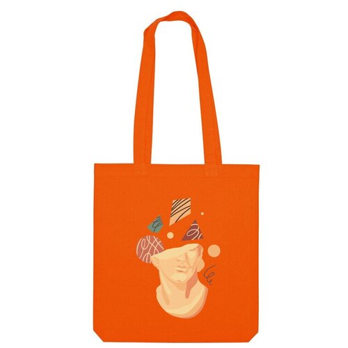 фото Сумка шоппер us basic, оранжевый