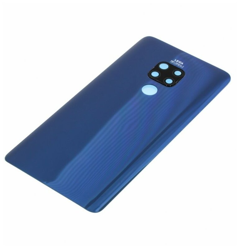 Задняя крышка для Huawei Mate 20 4G (HMA-AL00) черный с синим AAA
