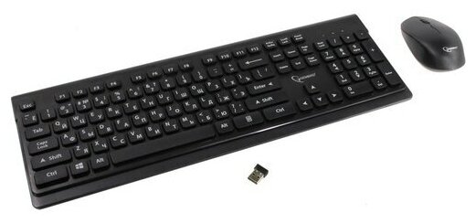 Клавиатура + мышь Gembird KBS-7200 (USB), black