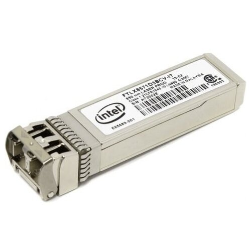 INTEL E10GSFPSR FTLX8571D3BCV-IT модуль Ethernet SFP+ SR Optics для Intel Ethernet Server Adapter X520-DA2