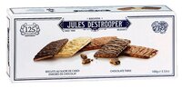 Печенье Jules Destrooper тонкое ассорти облитое шоколадом, 100 г