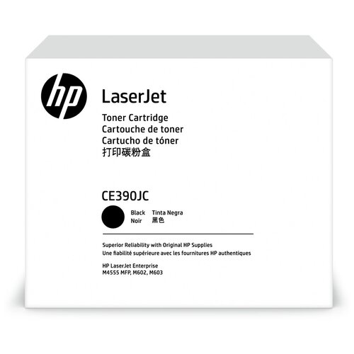 картридж ce390x для hp laserjet m602 m601 m603 m4555 mfp m4555fskm 24000 стр sakura Картридж для лазерного принтера HP CE390JC