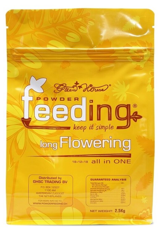 Удобрение Powder Feeding Long Flowering 2.5кг - фотография № 3