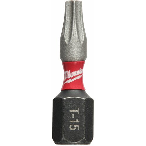 Насадка Milwaukee SHOCKWAVE TX15 25мм (2шт) milwaukee насадка milwaukee shockwave tx bo30 25мм 2шт 4932471584