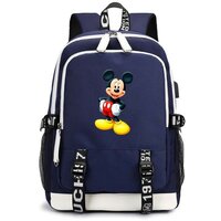 Рюкзак Микки Маус (Mickey Mouse) синий с USB-портом №2