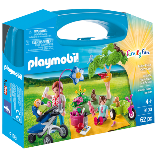 фото Набор с элементами конструктора playmobil family fun 9103 семейный пикник