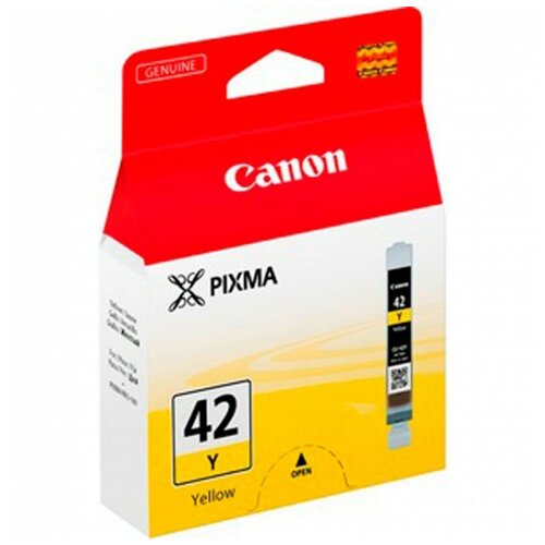 Картридж Canon CLI-42Y, жёлтый картридж canon cli 42y жёлтый