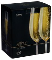 Bohemia Crystal Набор бокалов для шампанского Attimo 180 мл 6 шт