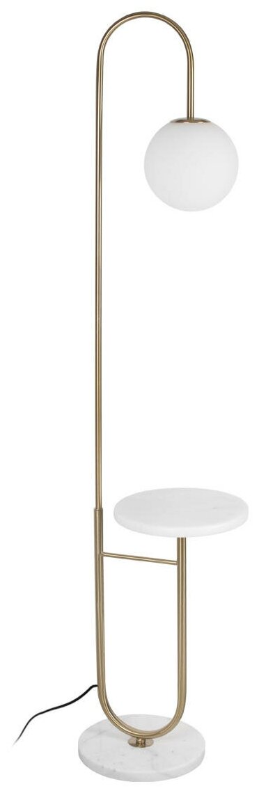 Торшер со столиком в скандинавском стиле Loft It Sonni 10145 Gold