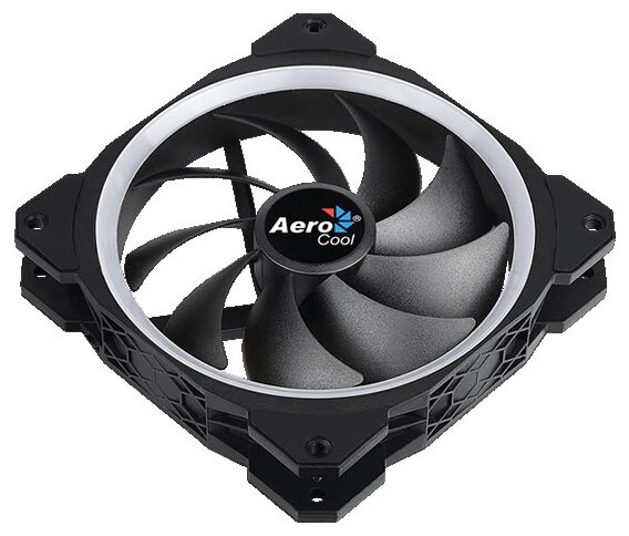 Вентилятор Aerocool Orbit 120x120 3-pin 14dB 153gr LED Ret