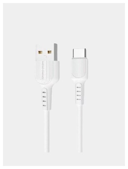 Кабель интерфейсный More Choice USB 2.0A для Type-C TPE 1м White - фото №18