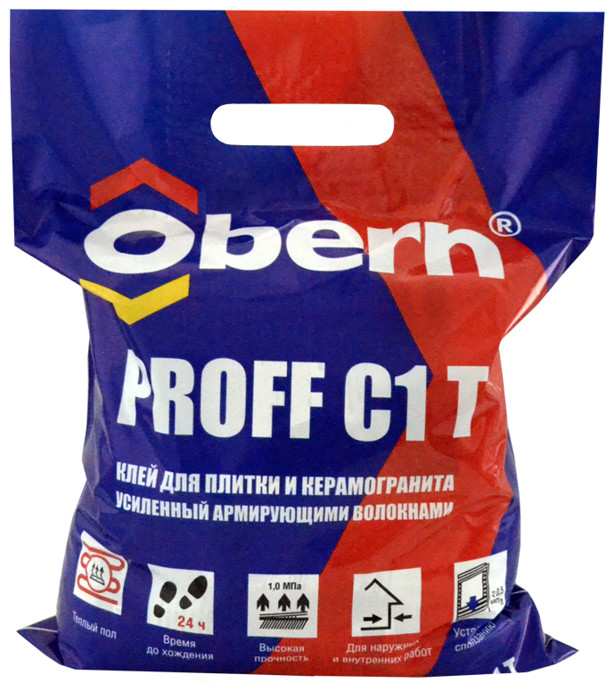 Клей для плитки PROFF С1Т OBERN 5 кг