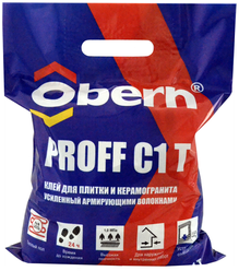 Клей для плитки PROFF С1Т OBERN, 5 кг