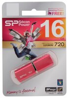 Флешка Silicon Power LuxMini 720 16Gb peach